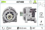 437450 Alternátor VALEO RE-GEN REMANUFACTURED VALEO