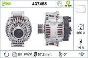 437468 Alternátor VALEO RE-GEN REMANUFACTURED VALEO