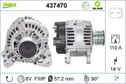 437470 Alternátor VALEO RE-GEN REMANUFACTURED VALEO