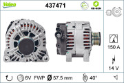 437471 Alternátor VALEO RE-GEN REMANUFACTURED VALEO