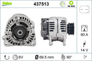 437513 Alternátor VALEO RE-GEN REMANUFACTURED VALEO