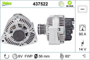 437522 Alternátor VALEO RE-GEN REMANUFACTURED VALEO