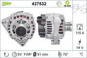 437532 Alternátor VALEO RE-GEN REMANUFACTURED VALEO