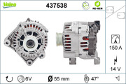 437538 Alternátor VALEO RE-GEN REMANUFACTURED VALEO