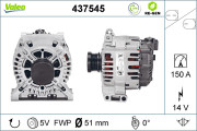 437545 Alternátor VALEO RE-GEN REMANUFACTURED VALEO