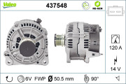 437548 Alternátor VALEO RE-GEN REMANUFACTURED VALEO