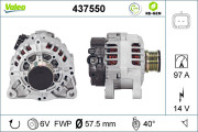 437550 Alternátor VALEO RE-GEN REMANUFACTURED VALEO