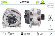 437554 Alternátor VALEO RE-GEN REMANUFACTURED VALEO