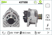 437558 Alternátor VALEO RE-GEN REMANUFACTURED VALEO