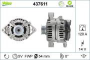 437611 Alternátor VALEO RE-GEN REMANUFACTURED VALEO