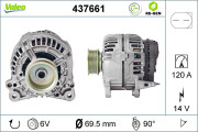 437661 Alternátor VALEO RE-GEN REMANUFACTURED VALEO