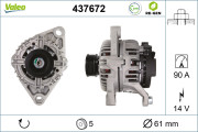 437672 Alternátor VALEO RE-GEN REMANUFACTURED VALEO