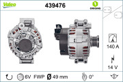 439476 Alternátor VALEO ORIGINS NEW VALEO