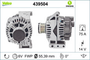 439504 Alternátor VALEO ORIGINS NEW VALEO