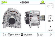 439664 Alternátor VALEO ORIGINS NEW VALEO