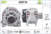 439718 Alternátor VALEO ORIGINS NEW VALEO