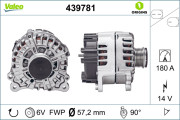 439781 Alternátor VALEO ORIGINS NEW VALEO