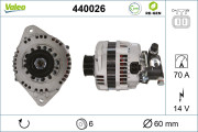 440026 Alternátor VALEO RE-GEN REMANUFACTURED VALEO