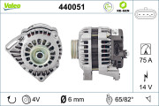 440051 Alternátor VALEO RE-GEN REMANUFACTURED VALEO