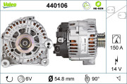 440106 Alternátor VALEO RE-GEN REMANUFACTURED VALEO