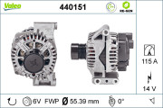 440151 generátor VALEO RE-GEN REMANUFACTURED VALEO