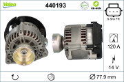 440193 generátor VALEO RE-GEN REMANUFACTURED VALEO