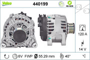 440199 generátor VALEO RE-GEN REMANUFACTURED VALEO