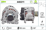 440211 Alternátor VALEO RE-GEN REMANUFACTURED VALEO