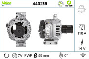 440259 Alternátor VALEO RE-GEN REMANUFACTURED VALEO