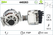 440263 generátor VALEO RE-GEN REMANUFACTURED VALEO