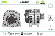 440288 Alternátor VALEO RE-GEN REMANUFACTURED VALEO