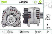 440306 Alternátor VALEO RE-GEN REMANUFACTURED VALEO