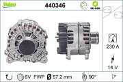 440346 Alternátor VALEO RE-GEN REMANUFACTURED VALEO