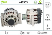 440353 Alternátor VALEO RE-GEN REMANUFACTURED VALEO