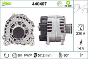 440407 Alternátor VALEO RE-GEN REMANUFACTURED VALEO