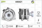 440421 Alternátor VALEO RE-GEN REMANUFACTURED VALEO