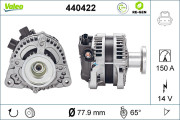 440422 generátor VALEO RE-GEN REMANUFACTURED VALEO