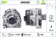 440430 Alternátor VALEO RE-GEN REMANUFACTURED VALEO