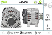 440458 generátor VALEO RE-GEN REMANUFACTURED VALEO