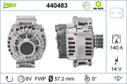 440483 Alternátor VALEO RE-GEN REMANUFACTURED VALEO