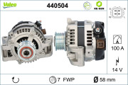 440504 generátor VALEO RE-GEN REMANUFACTURED VALEO