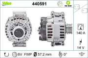 440591 Alternátor VALEO RE-GEN REMANUFACTURED VALEO