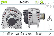 440593 Alternátor VALEO RE-GEN REMANUFACTURED VALEO