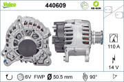 440609 Alternátor VALEO RE-GEN REMANUFACTURED VALEO