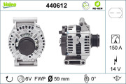 440612 Alternátor VALEO RE-GEN REMANUFACTURED VALEO