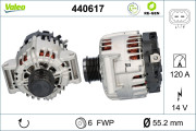 440617 Alternátor VALEO RE-GEN REMANUFACTURED VALEO