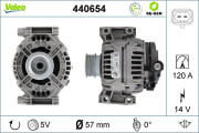 440654 Alternátor VALEO RE-GEN REMANUFACTURED VALEO