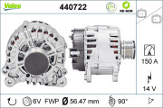 440722 Alternátor VALEO RE-GEN REMANUFACTURED VALEO