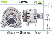 440740 Alternátor VALEO RE-GEN REMANUFACTURED VALEO