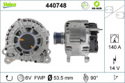 440748 Alternátor VALEO RE-GEN REMANUFACTURED VALEO